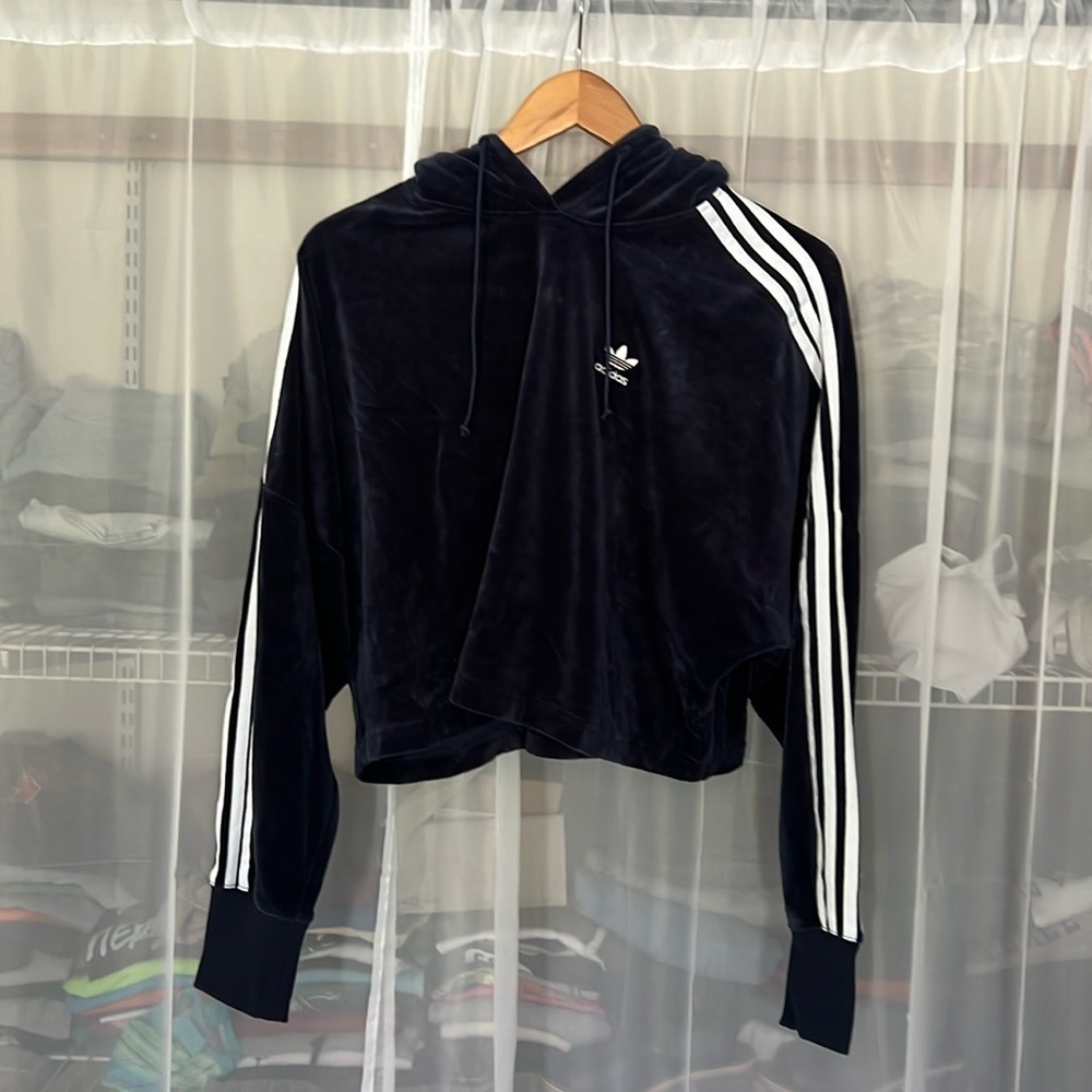 Adidas Navy Velvet Pullover